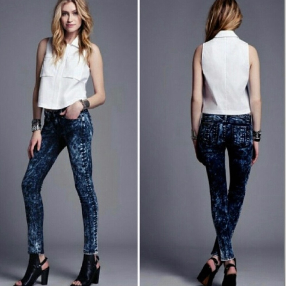 NWOT Rag & Bone Acid Wash Jeans